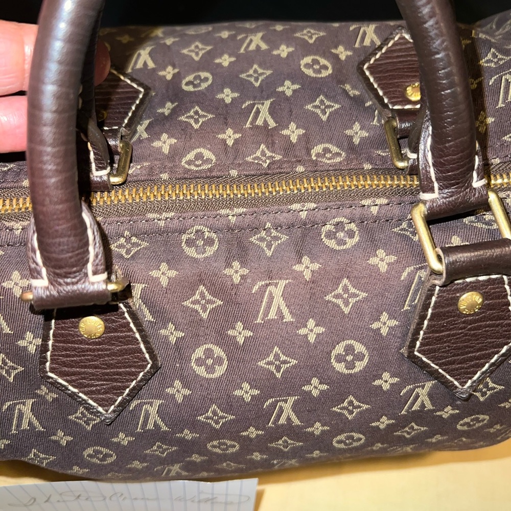 Louis Vuitton Speedy 30 Mini Lin Authentic Preloved - Picture 2 of 14